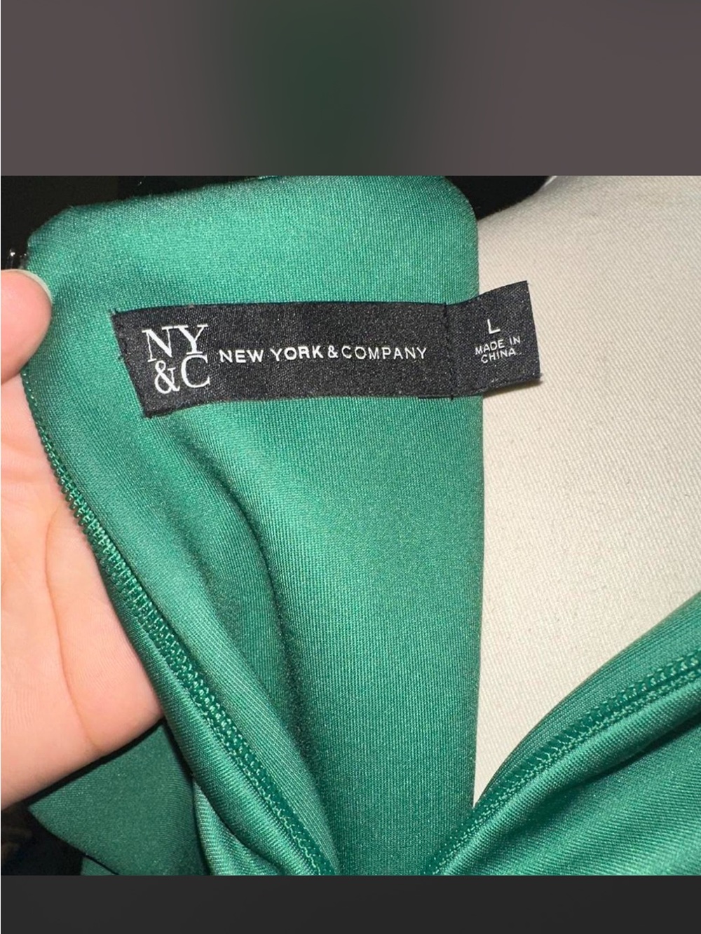 New York & Company Green Floral Midi Dress - Picture 6 of 6